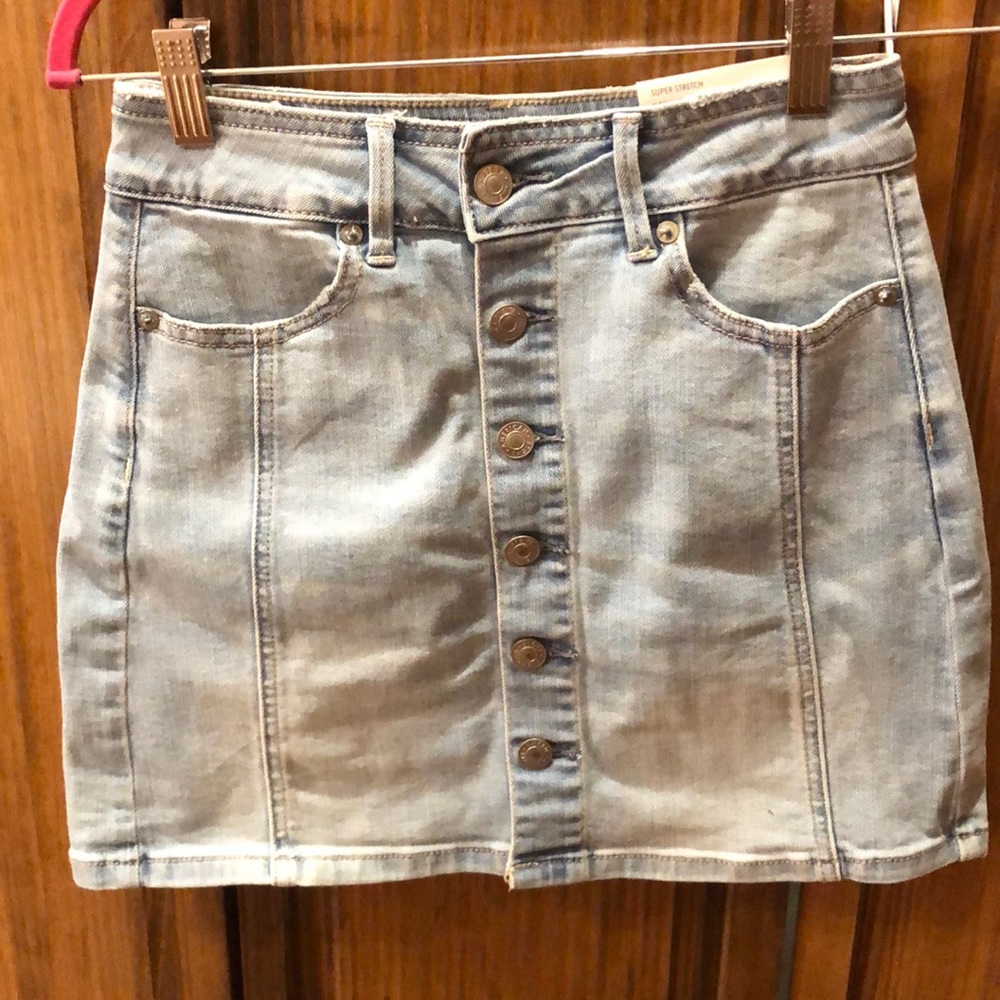 american eagle 00 jean skirt